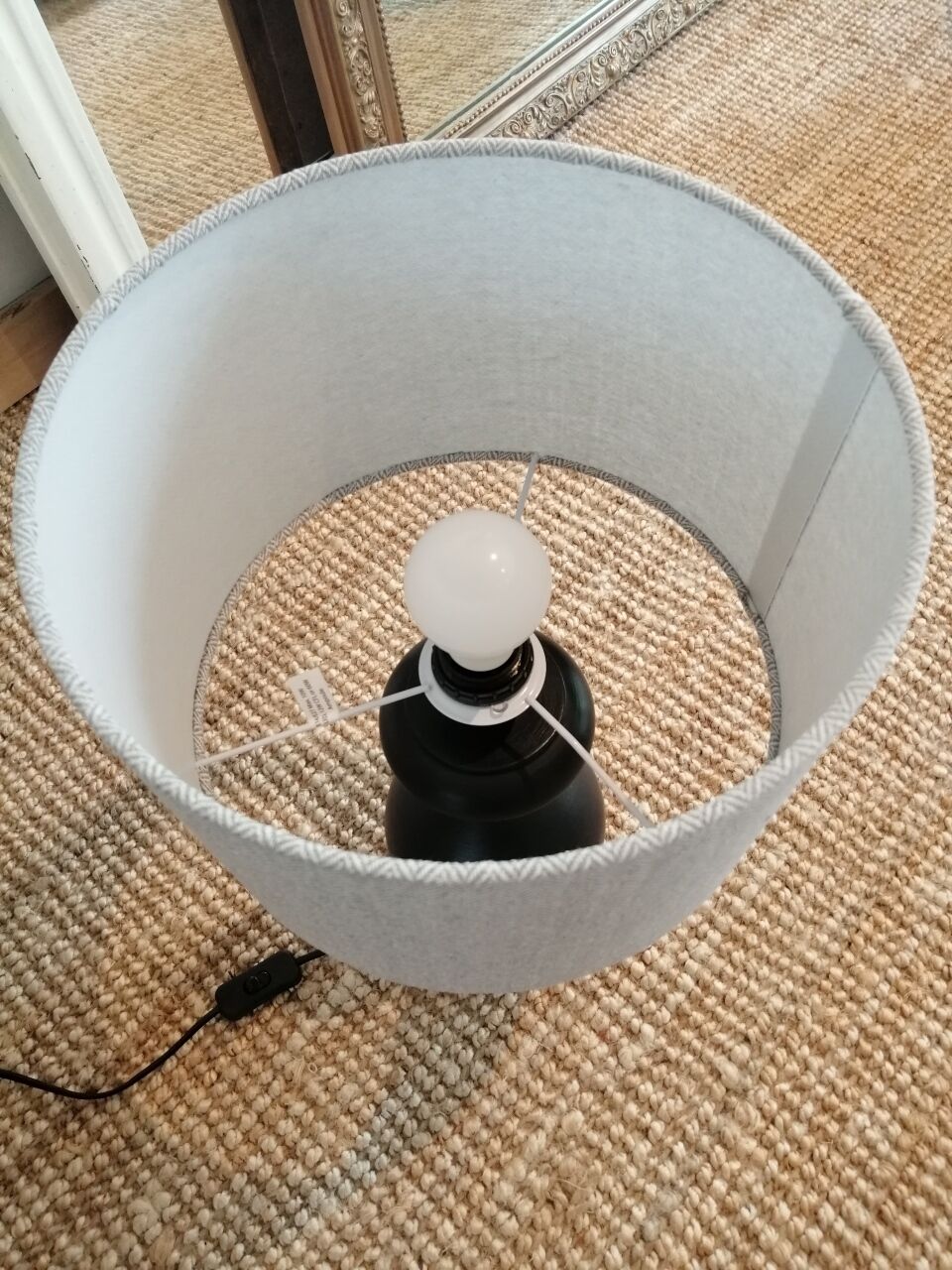 Vintage lamp wood 1980