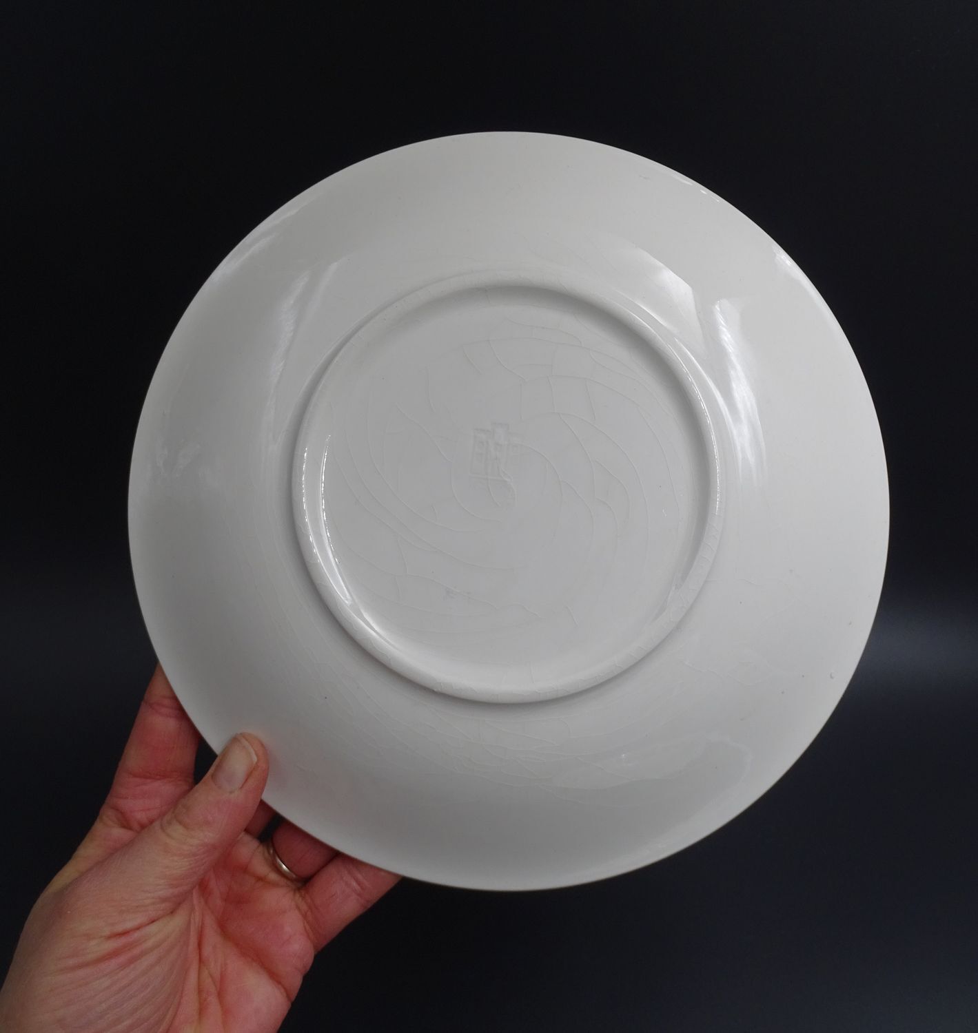 Beautiful set plate to drain strawberries in Gien earthenware