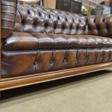 Chesterfield leather sofa