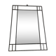 Miroir en fer noir, 51x71cm