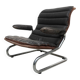 Lounge chair in brown leather, 1970s
