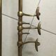 Brass coat rack