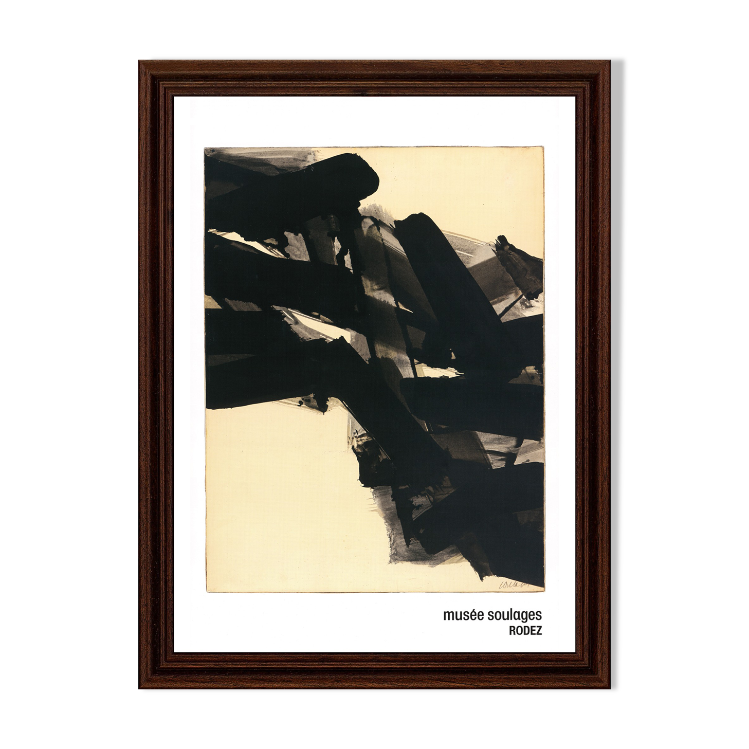 Print by Pierre Soulages