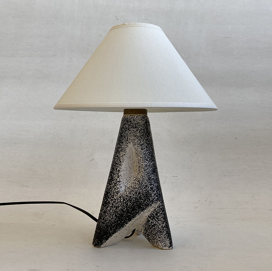 Ceramic lamp vallauris 1950 free form