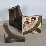 Boomerang plexiglass vinyl storage 1970