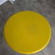 Vintage Yellow Bar Table: Chrome Bauhaus Style, 1970s High Coffee Table