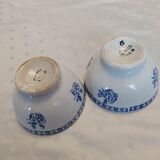 Lot of 2 Giens earthenware cups