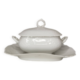 19th century Limoges Pouyat porcelain gravy boat