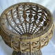 vintage rattan pot door