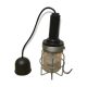 Suspension ancienne baladeuse de chantier vintage