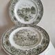 Set de 5 assiettes anglaises