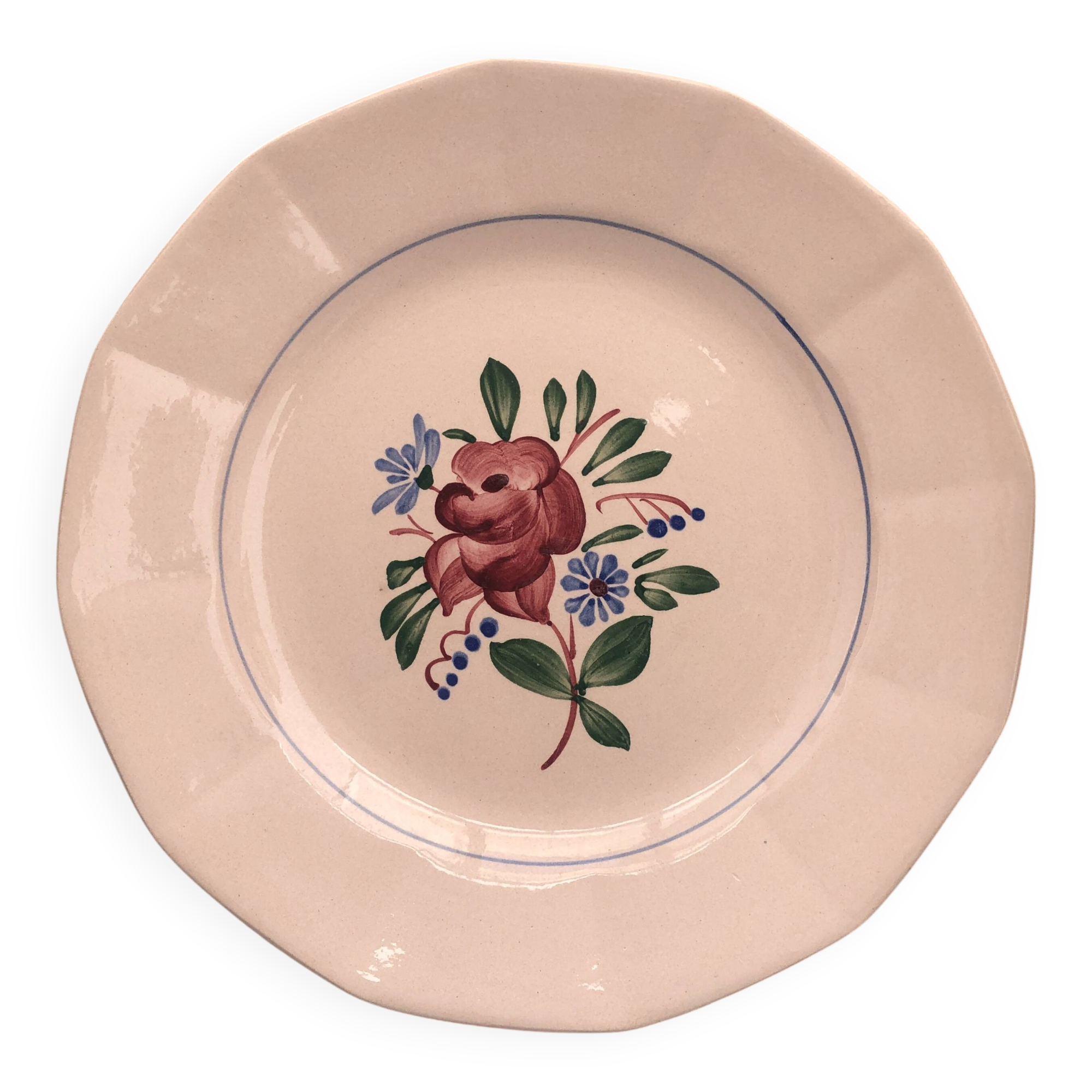 Assiette vintage sarreguemines