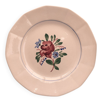 Assiette vintage sarreguemines