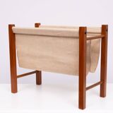 Scandinavian Teak Magazine Rack 1960s