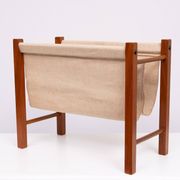 Scandinavian Teak Magazine Rack 1960s