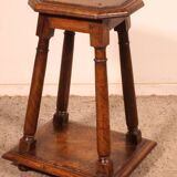 Henri II walnut stool, early 17th century