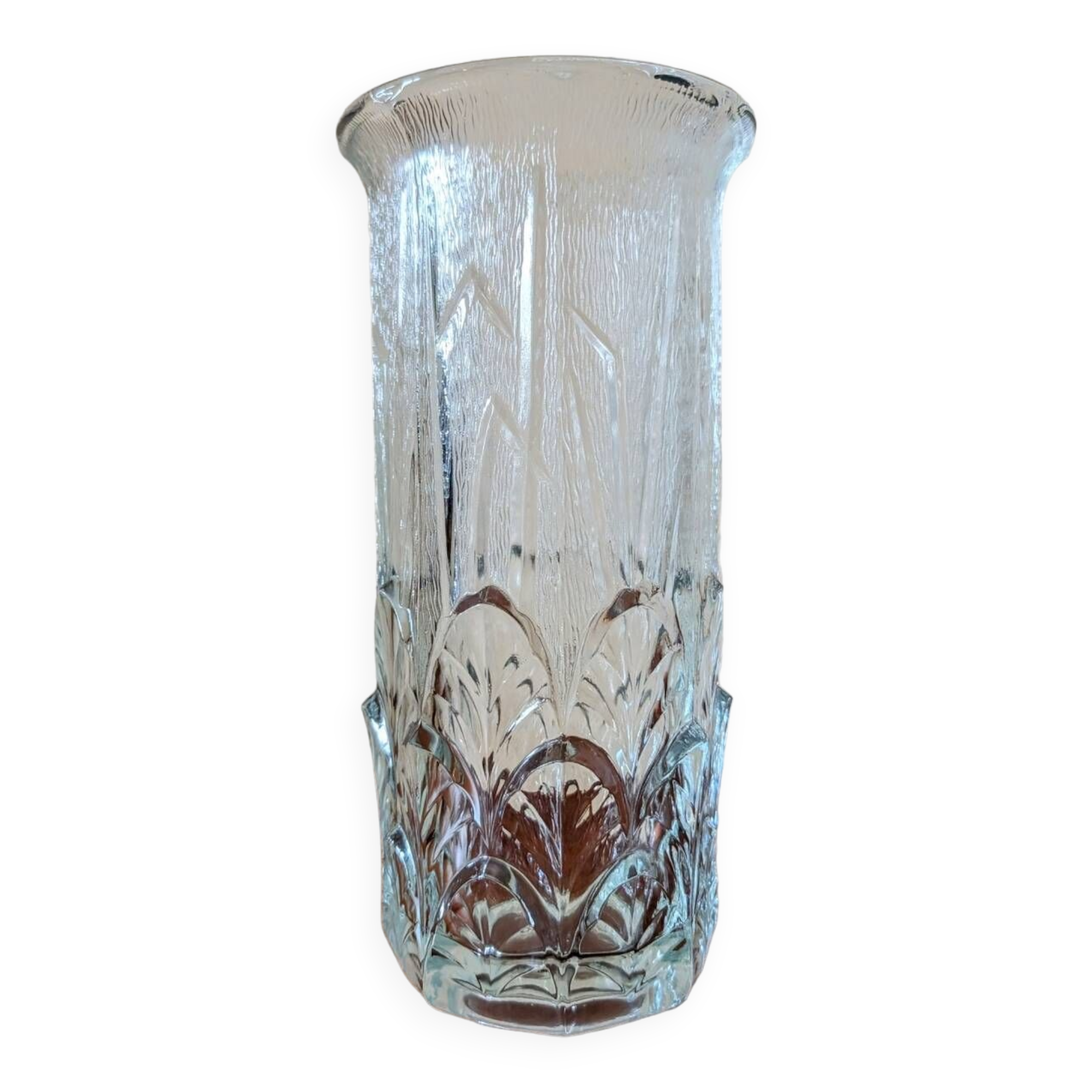 Vase en verre vintage