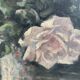 Peinture à l'huile sur toile, nature morte aux fleurs, bouquet, école française, début XXème, cadre