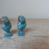 Set of two brass owls made in Greece