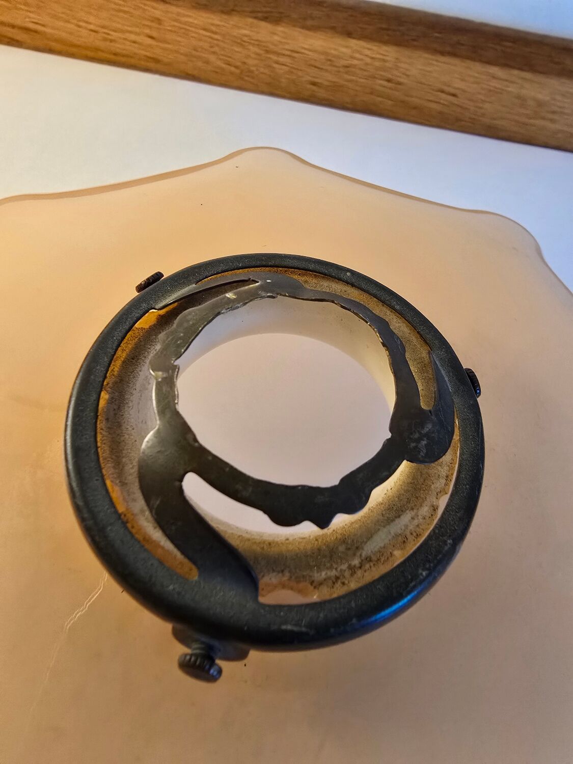 Opaline pink suspension 1960