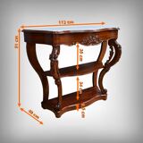 Mahogany Console, Napoleon III Period – Part 2 of the 19th Century