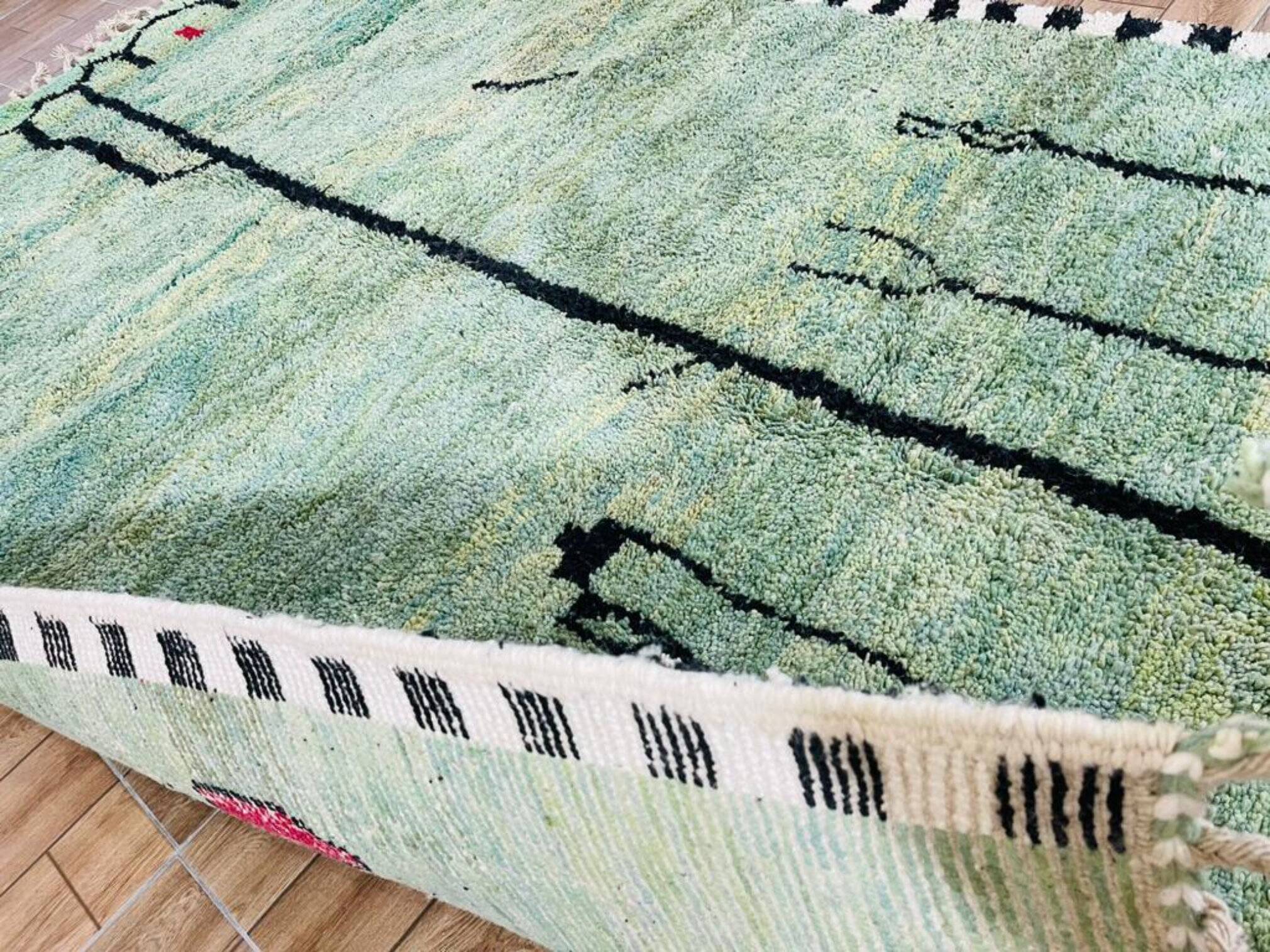 Traditional handmade Moroccan rug 3x2 m