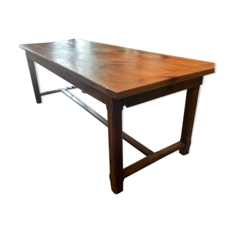 Table de ferme avec 2 tiroirs
