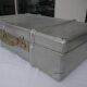 Beautiful fully metallic suitcase of the years 60