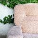 Fauteuil en velours côtelé années 70