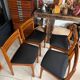 Ensemble de 4 chaises style scandinave vintage