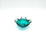 Murano Sommerso bowl - Flavio Poli - Sapphire Blue & Emerald