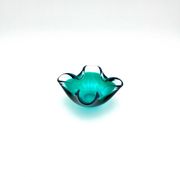 Murano Sommerso bowl - Flavio Poli - Sapphire Blue & Emerald