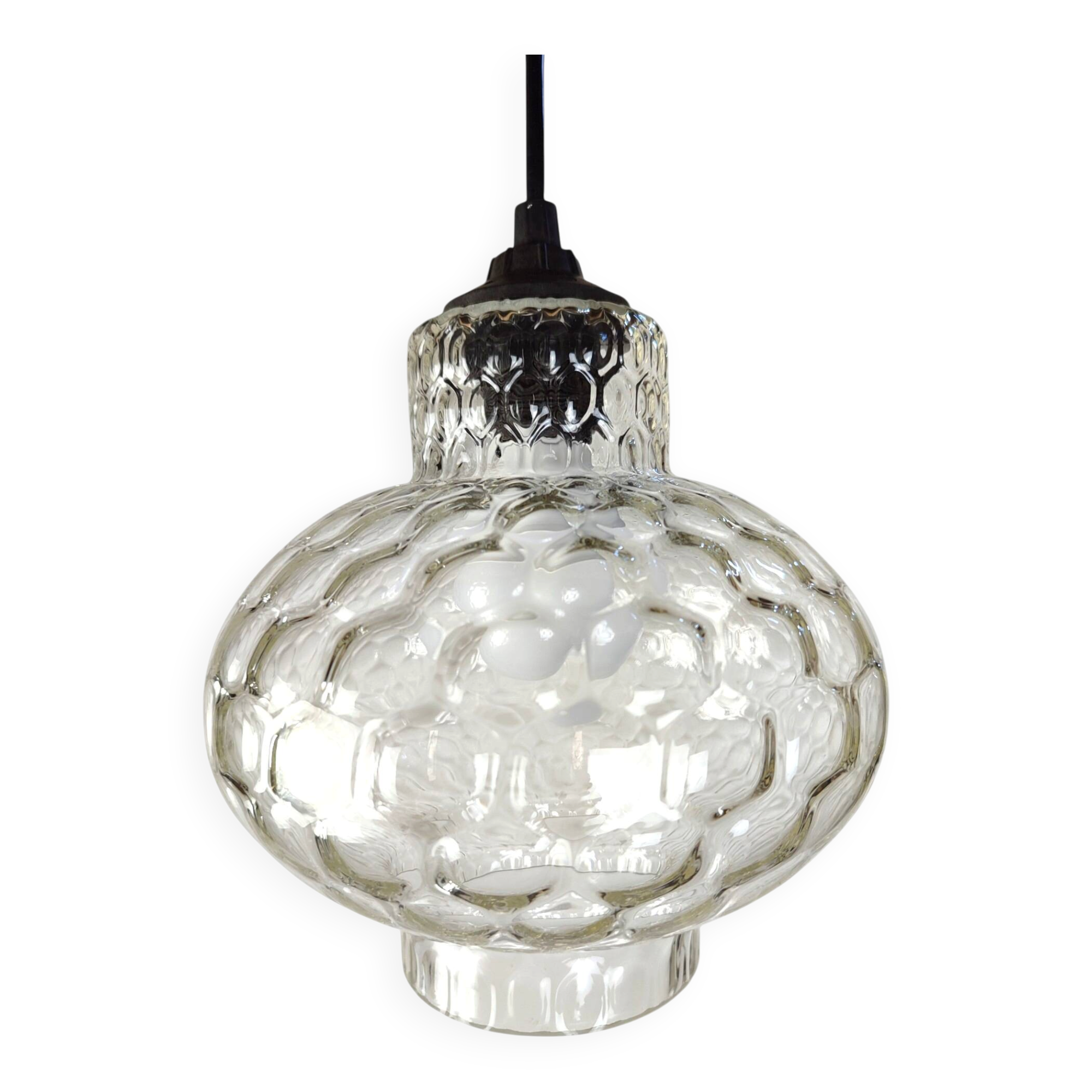 Suspension Space Age in moulded glass honeycomb – 1970