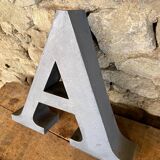Metal letter A