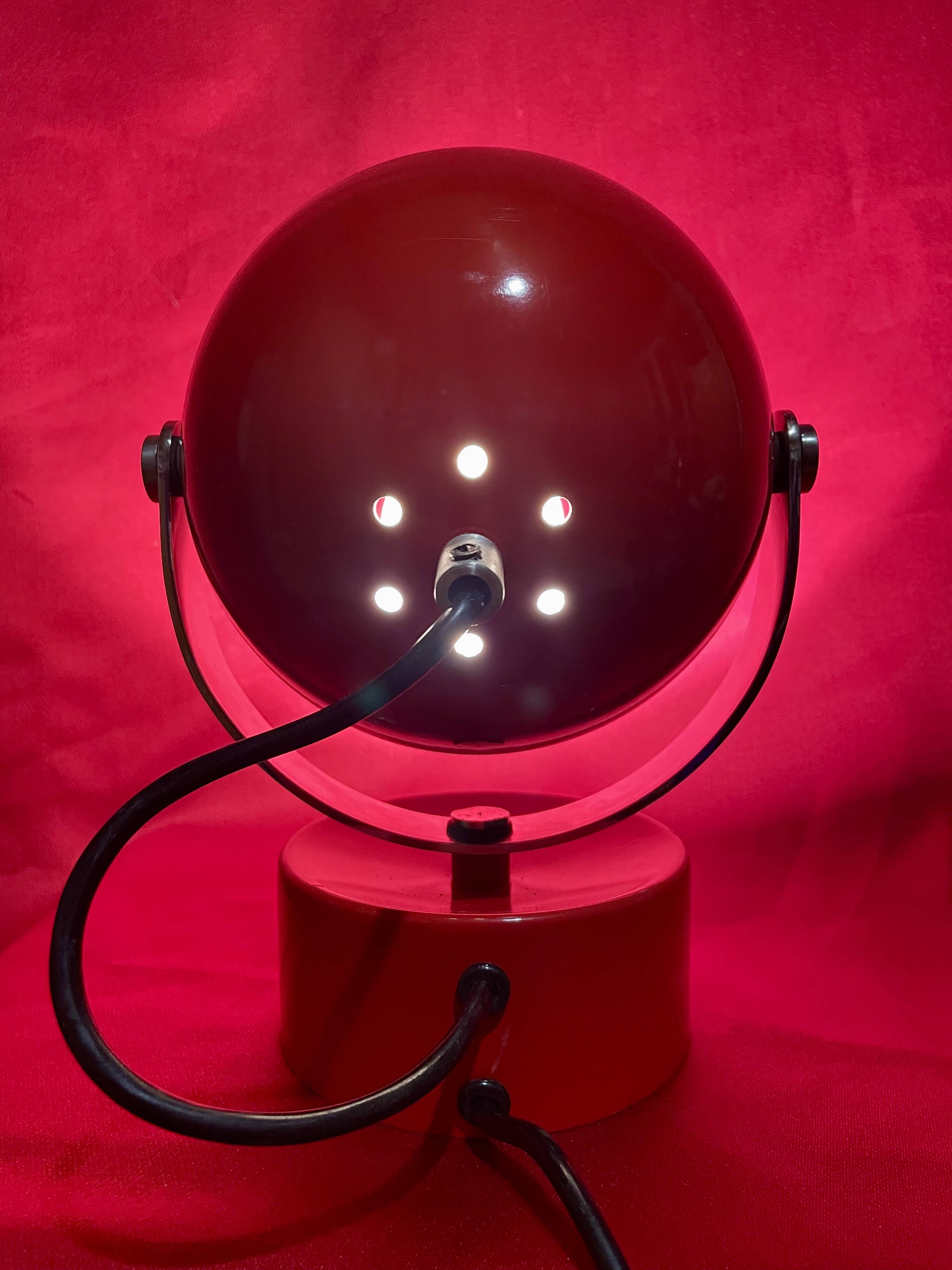Eyeball table lamp, 1970s