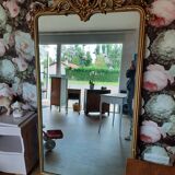 Old golden mirror 95x215cm