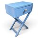 Bedside table, blue side table Farrow & Ball