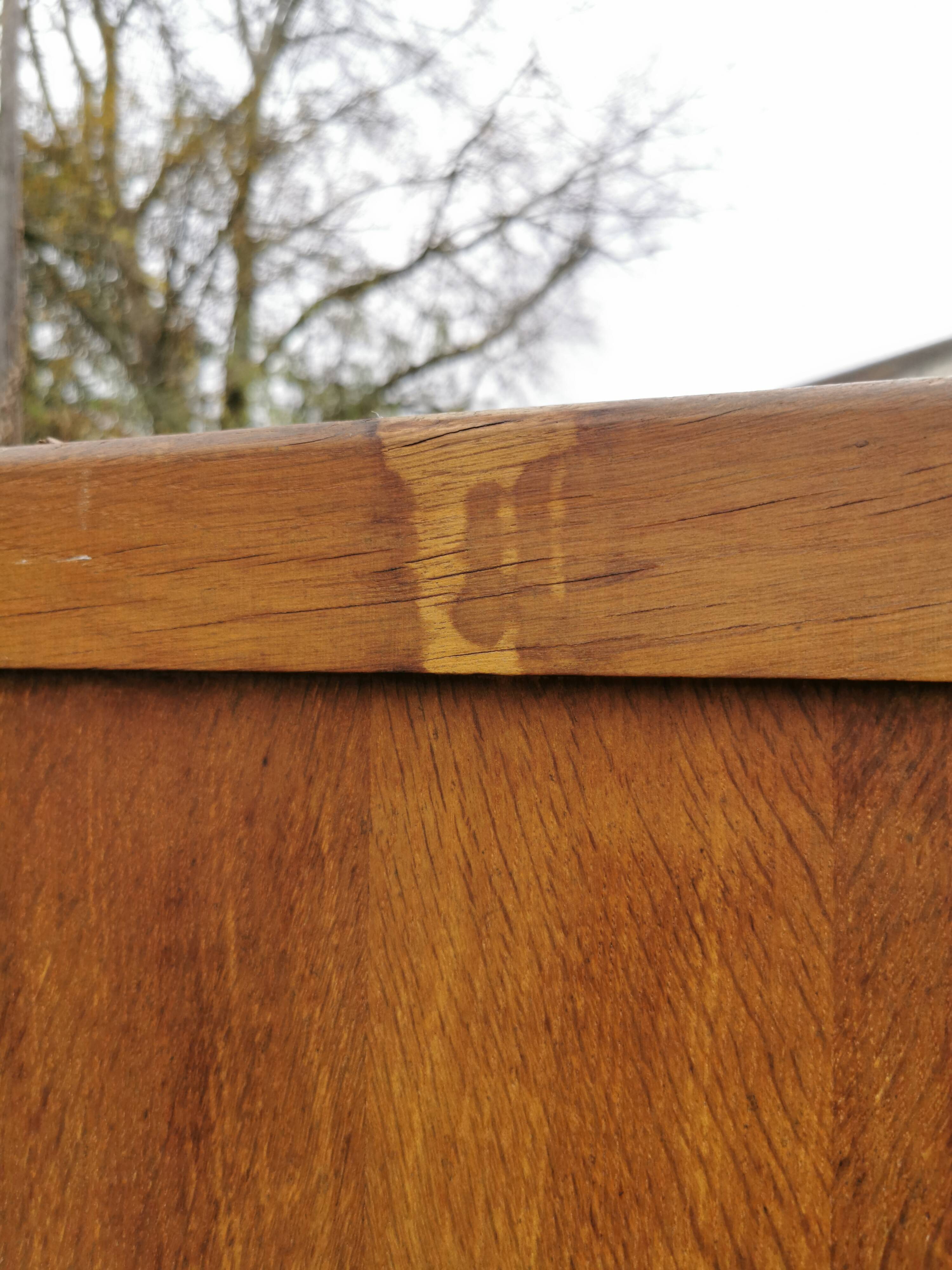 Old boarding school cabinet