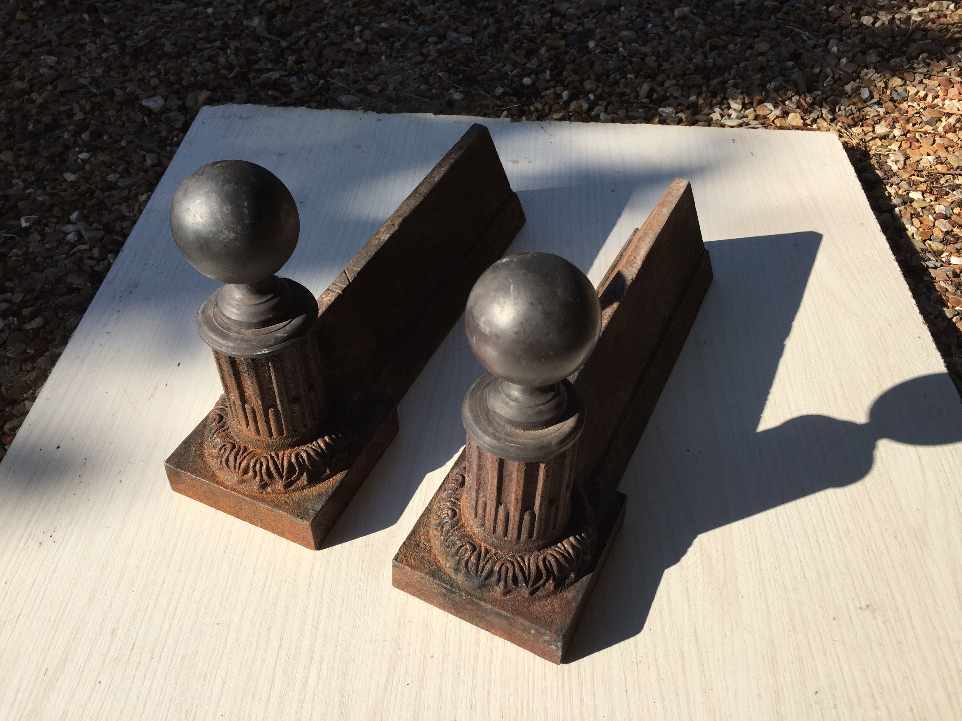 Andirons Napoleon III