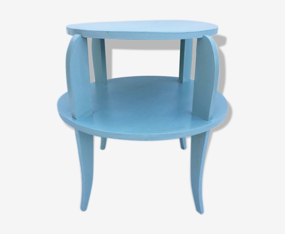Guéridon vert pastel