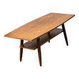 Scandinavian Teak Surfboard Coffee Table