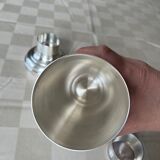 Silver metal shaker