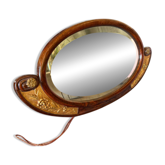 Miroir ancien art déco