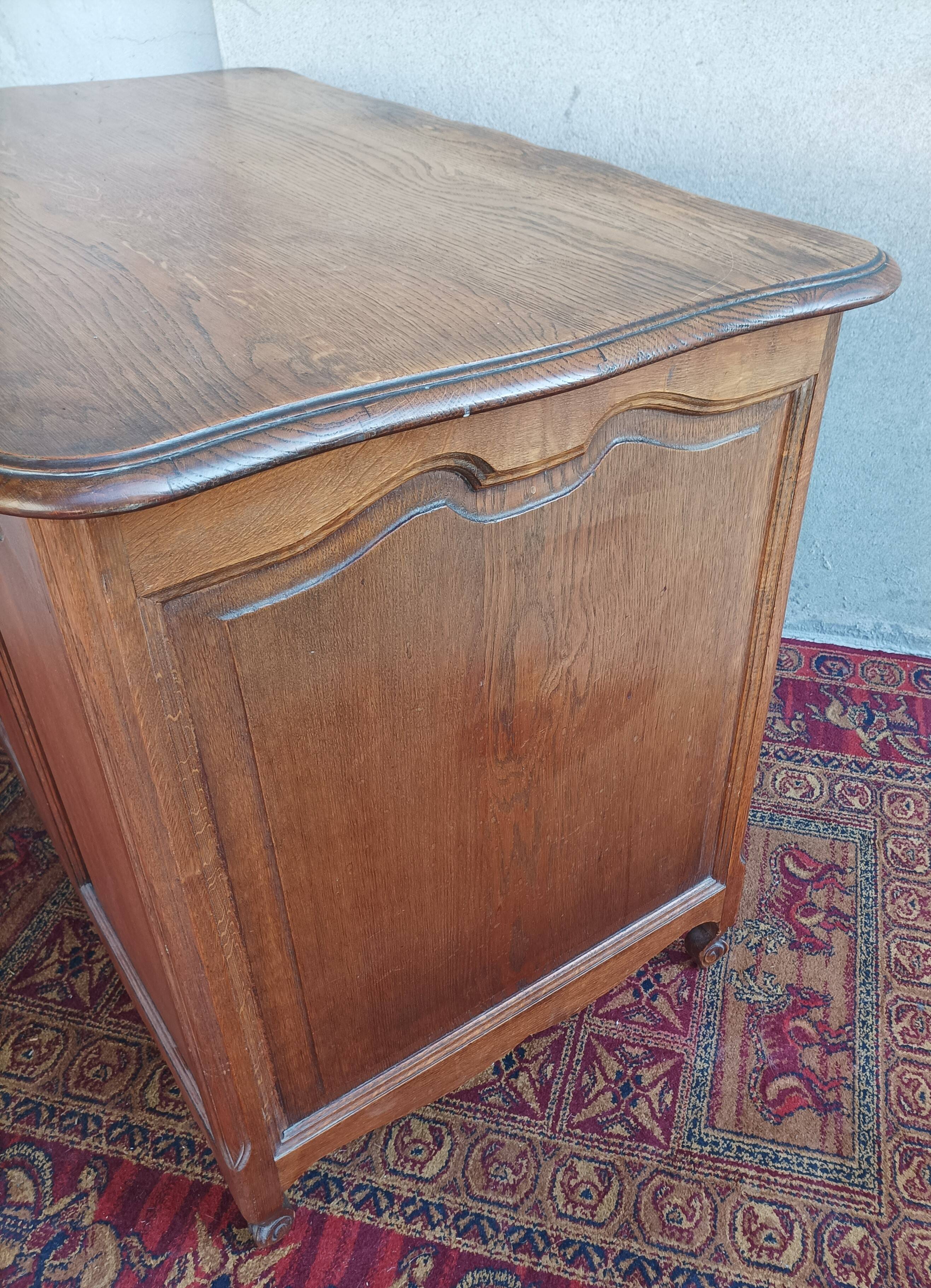 Louis XV Style Oak Desk