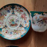 4 cups and under cups of the 19th century earthenware factory of sarreguemines