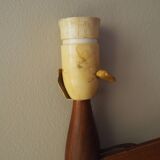 Teak wall lamp Scissor, Danish design, 1970s, manufacture: Lyfa