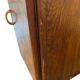 Bureau en bois vintage avec incrustation
