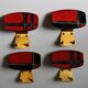 Series of 4 vintage ceramic hooks 'made in Germany'