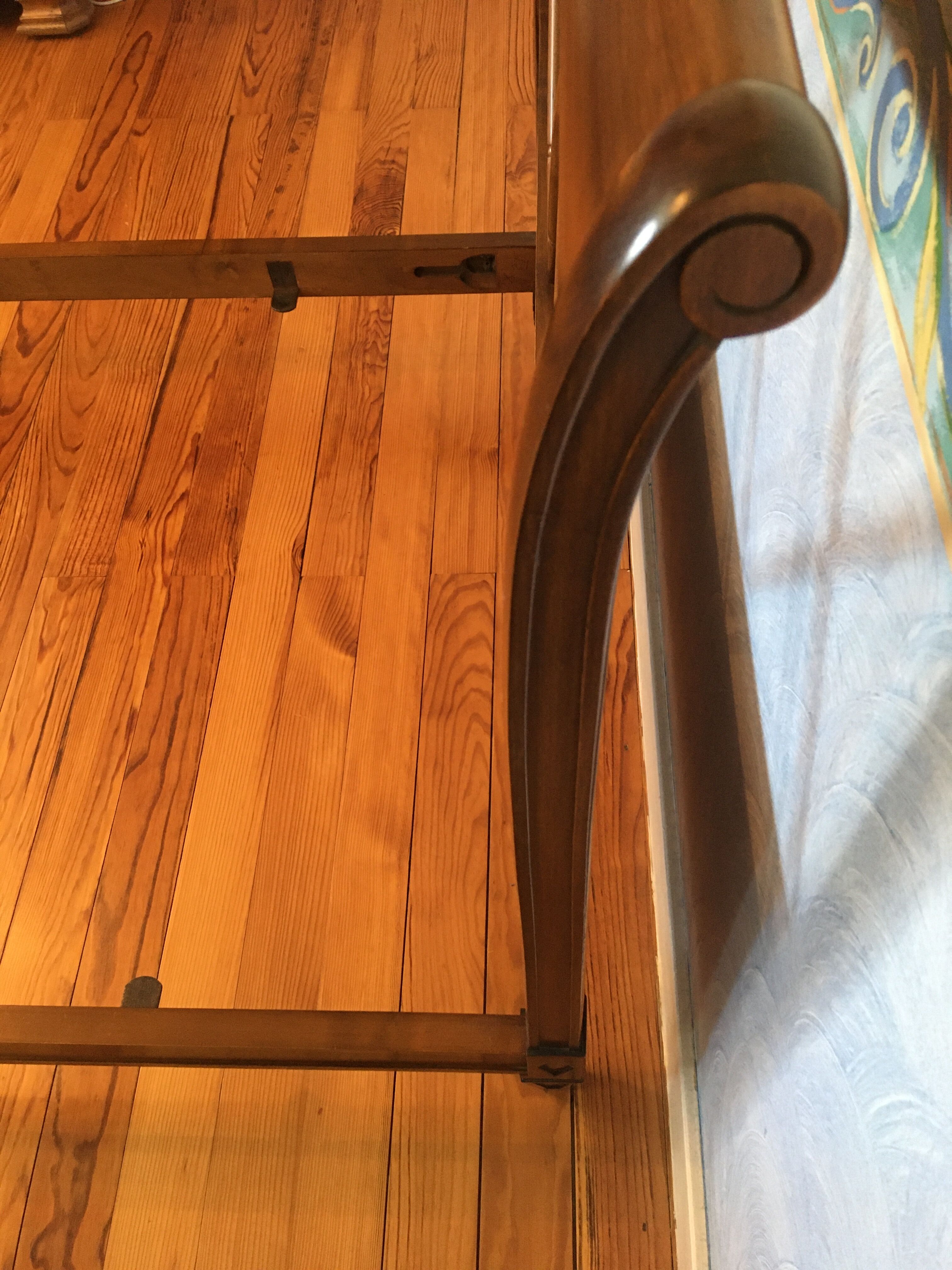 Twin bed with braces 100 x 190