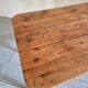 Antique French cherry wood dining table, early 20th century